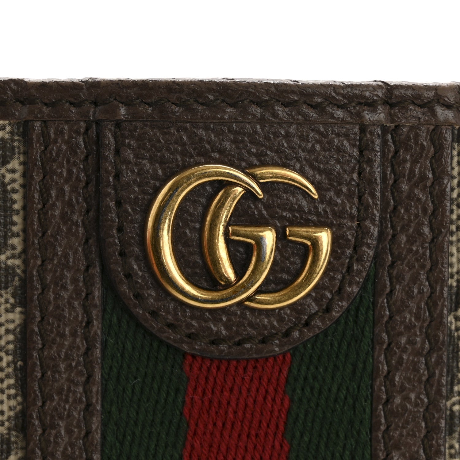 Gucci GG Supreme Monogram Ophidia Card Holder Brown 9 of 10