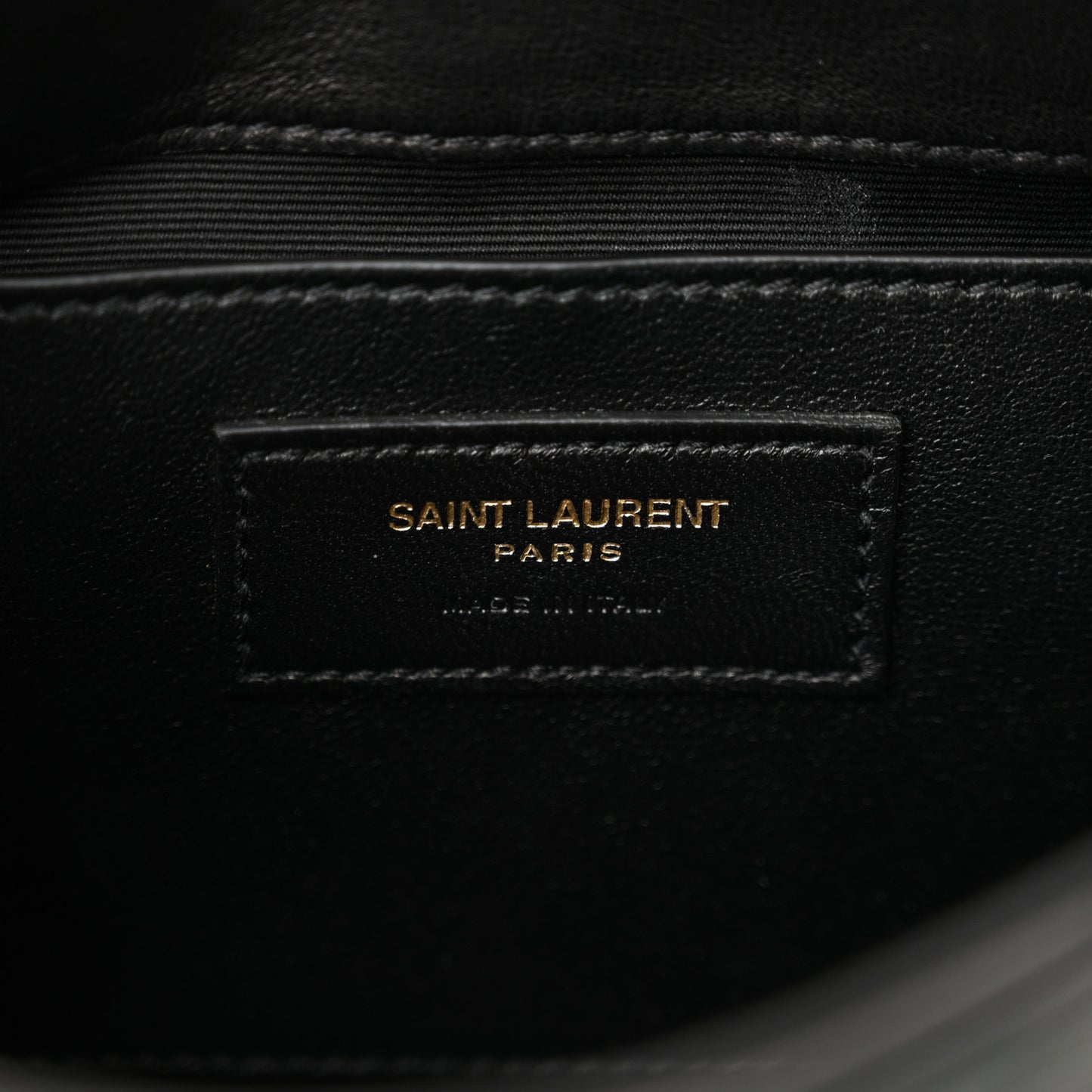 Lambskin Quilted Monogram Mini Nolita Black
