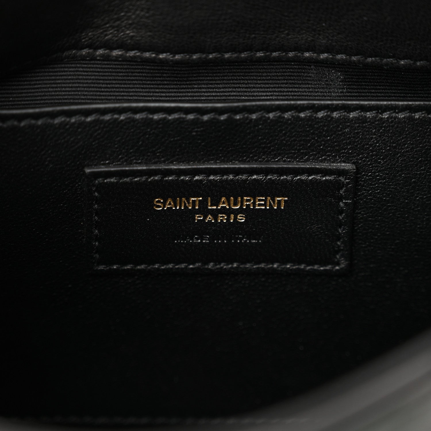 Saint Laurent Lambskin Quilted Monogram Mini Nolita Black 6 of 13