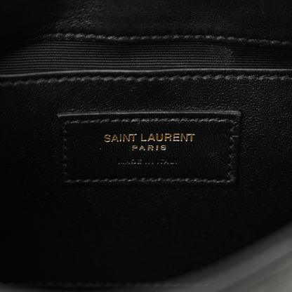 Saint Laurent Lambskin Quilted Monogram Mini Nolita Black 6 of 13