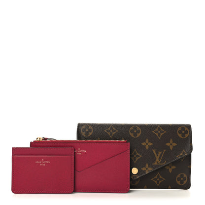 Louis Vuitton Monogram Jeanne Wallet Fuchsia 3 of 9