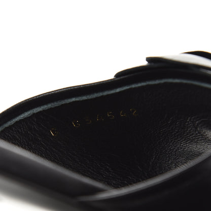 Chanel Lambskin Camellia Sandal Mules 37.5 Black 8 of 9