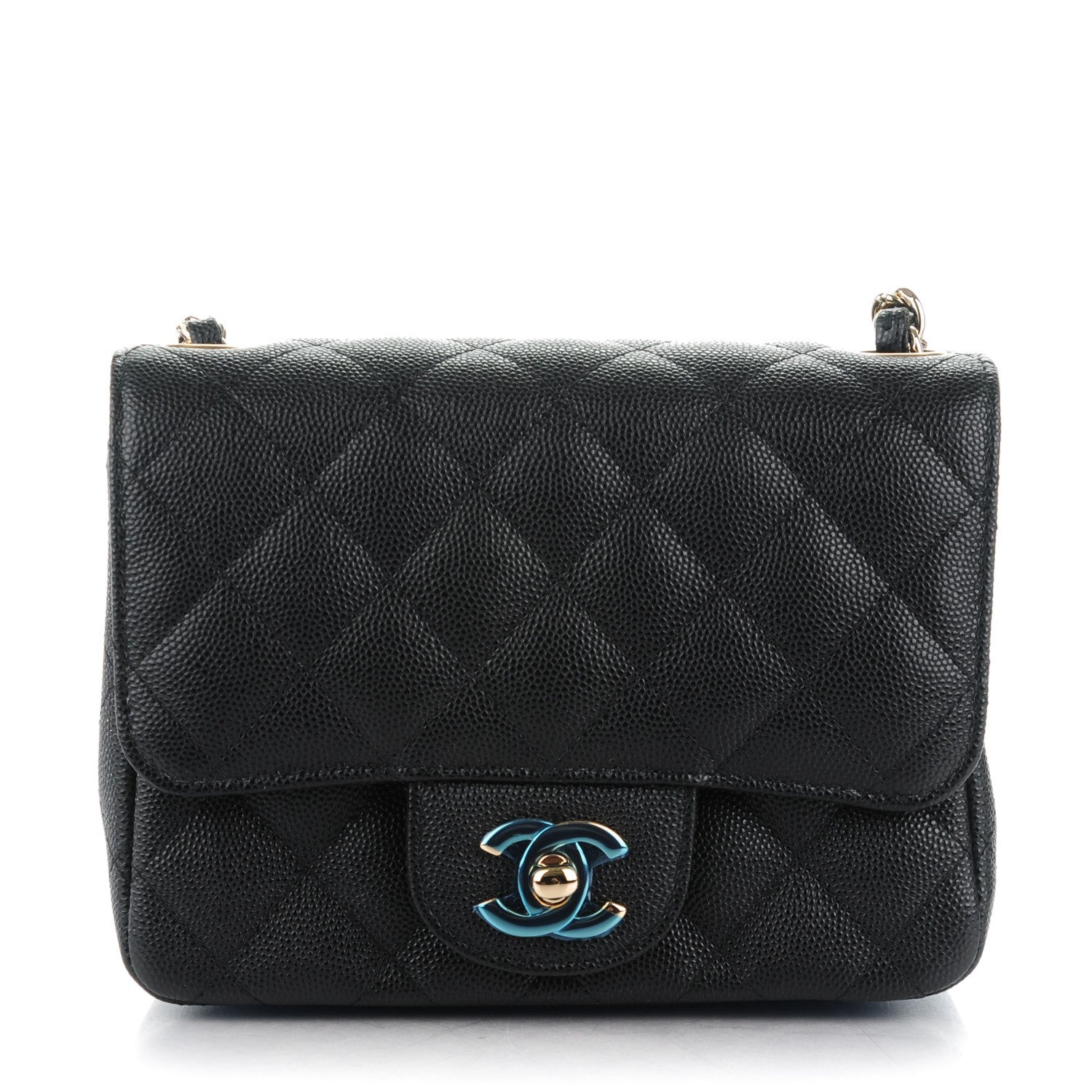 Chanel Caviar Quilted Mini Square Flap Black 1 of 7