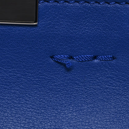 Fendi Vitello Dolce Shiny Nappa Petite 3Jours Tote Blue Neon Rosa Plaster 13 of 14