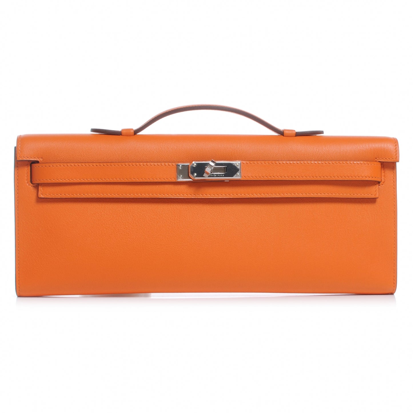 Swift Kelly Cut Clutch Pochette Orange