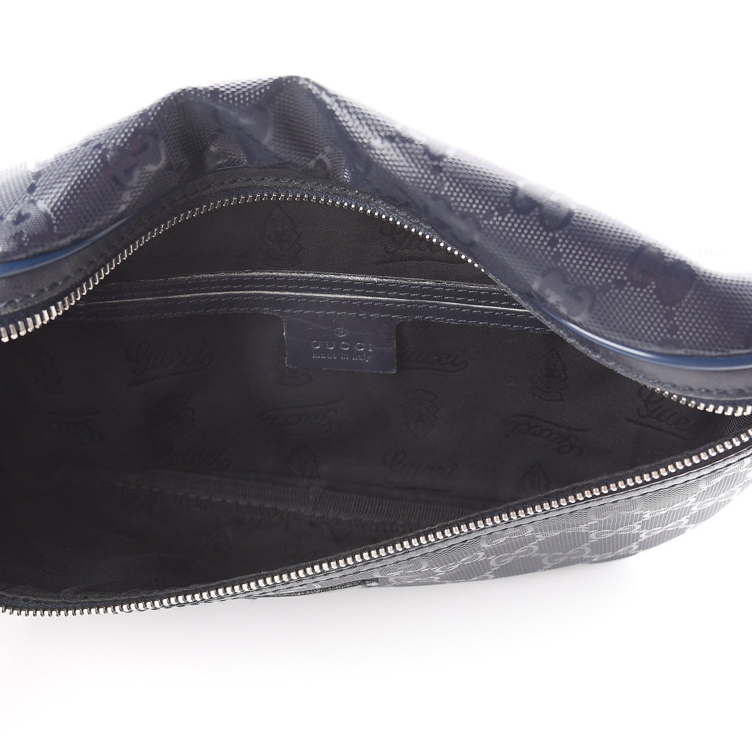 Gucci Imprime Monogram Belt Bag Navy 4 of 8