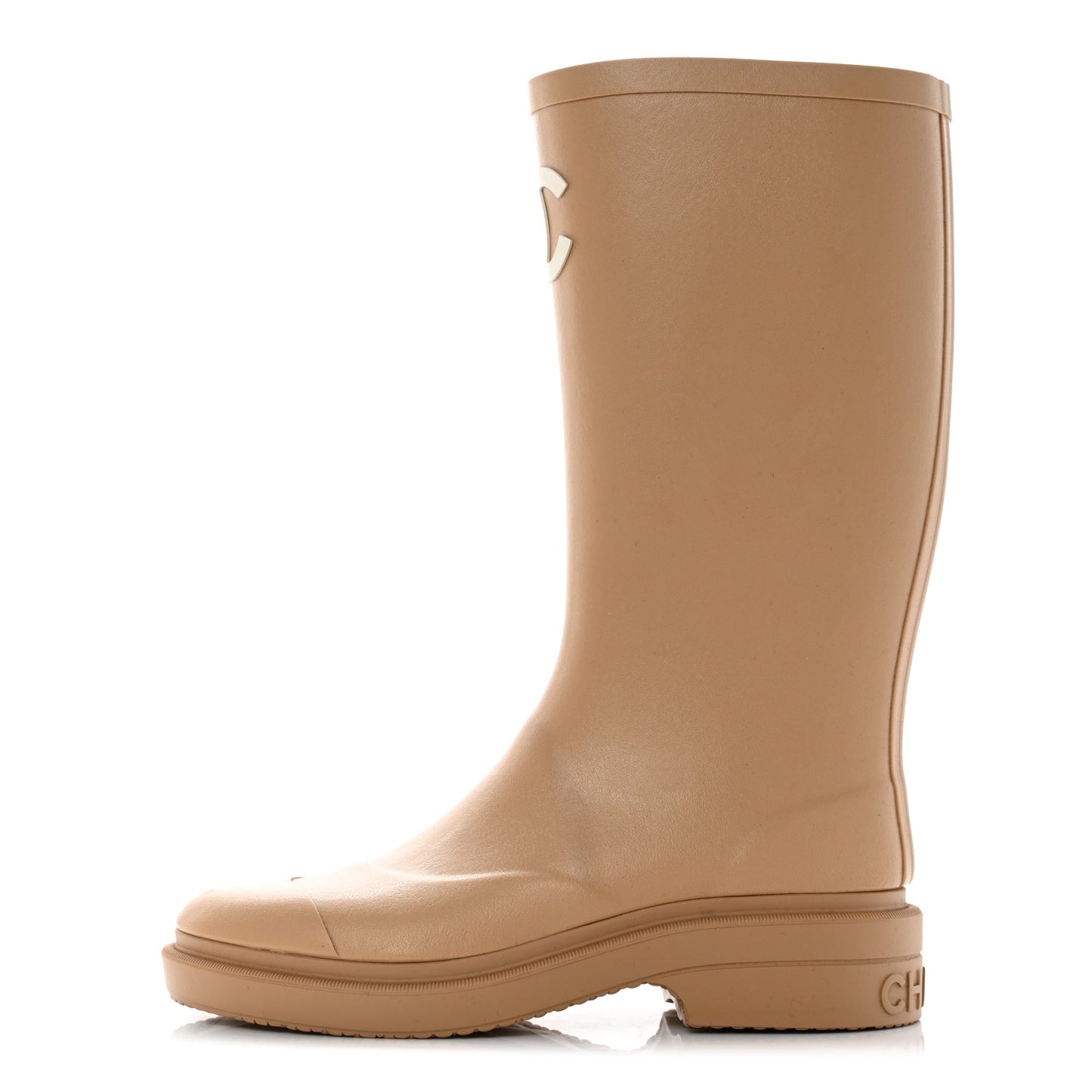 Caoutchouk CC High Boots 35 Beige