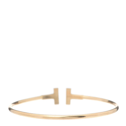 Tiffany 18K Rose Gold T Wire Bracelet 3 of 5