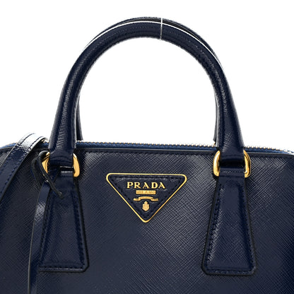 Prada Saffiano Vernice Small Promenade Tote Royal 8 of 14