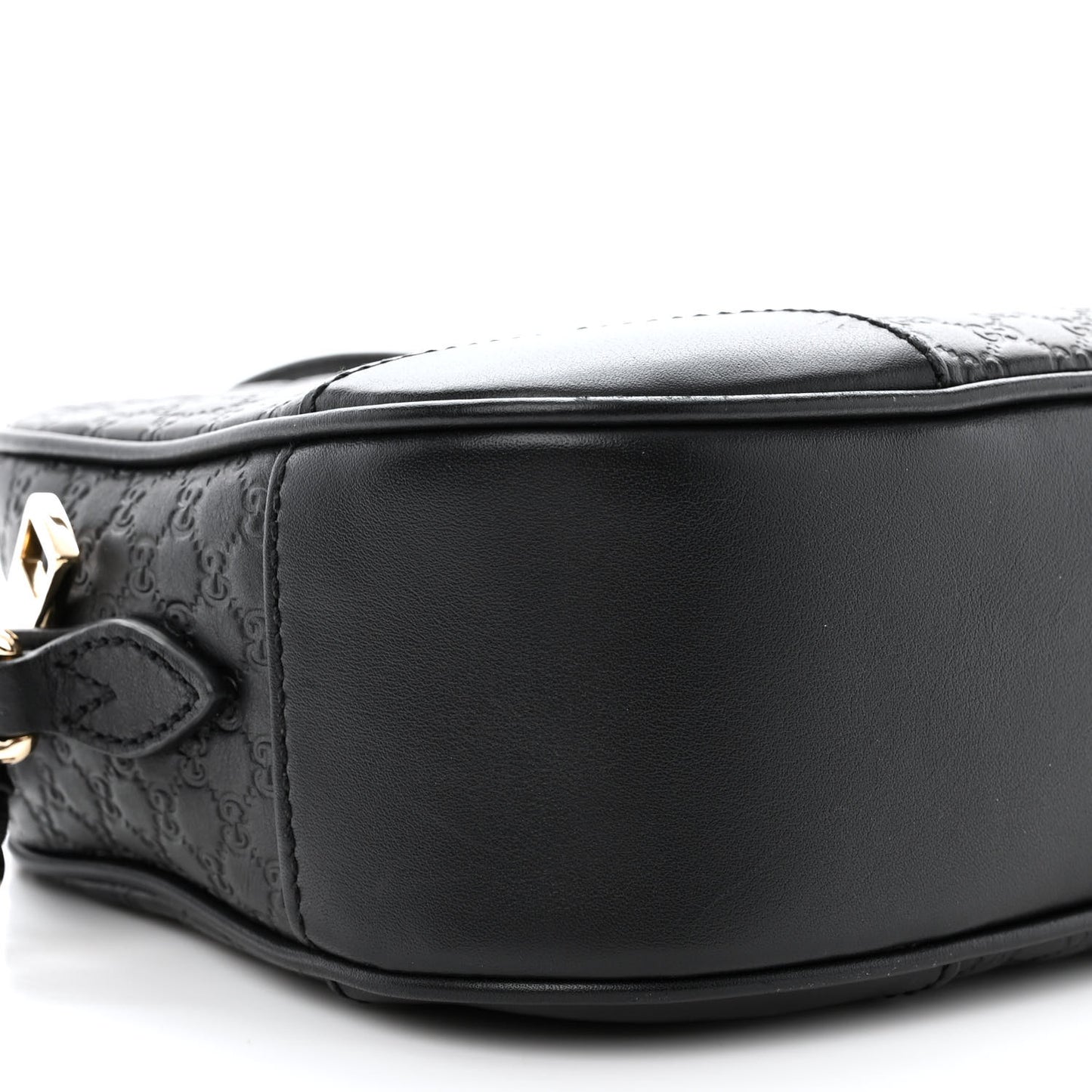 Microguccissima Mini Bree Messenger Bag Black