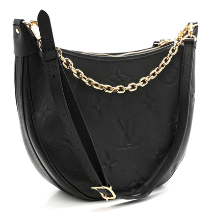 Louis Vuitton Empreinte Monogram Giant Loop Hobo Black 4 of 10