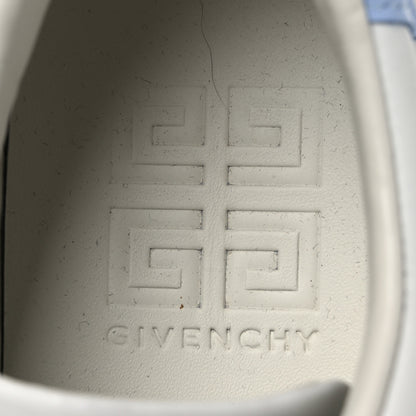 Givenchy Calfskin Band Logo Womens City Sport Sneakers 38 White Blue 9 of 12
