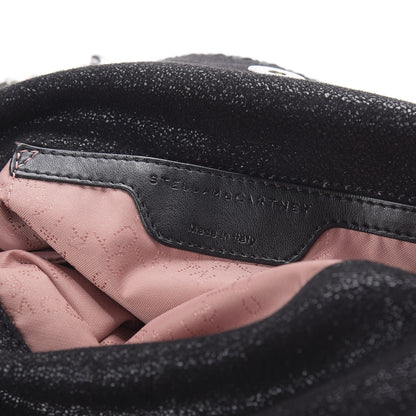 Stella McCartney Shaggy Deer Mini Falabella Fold Over Tote Black 8 of 9
