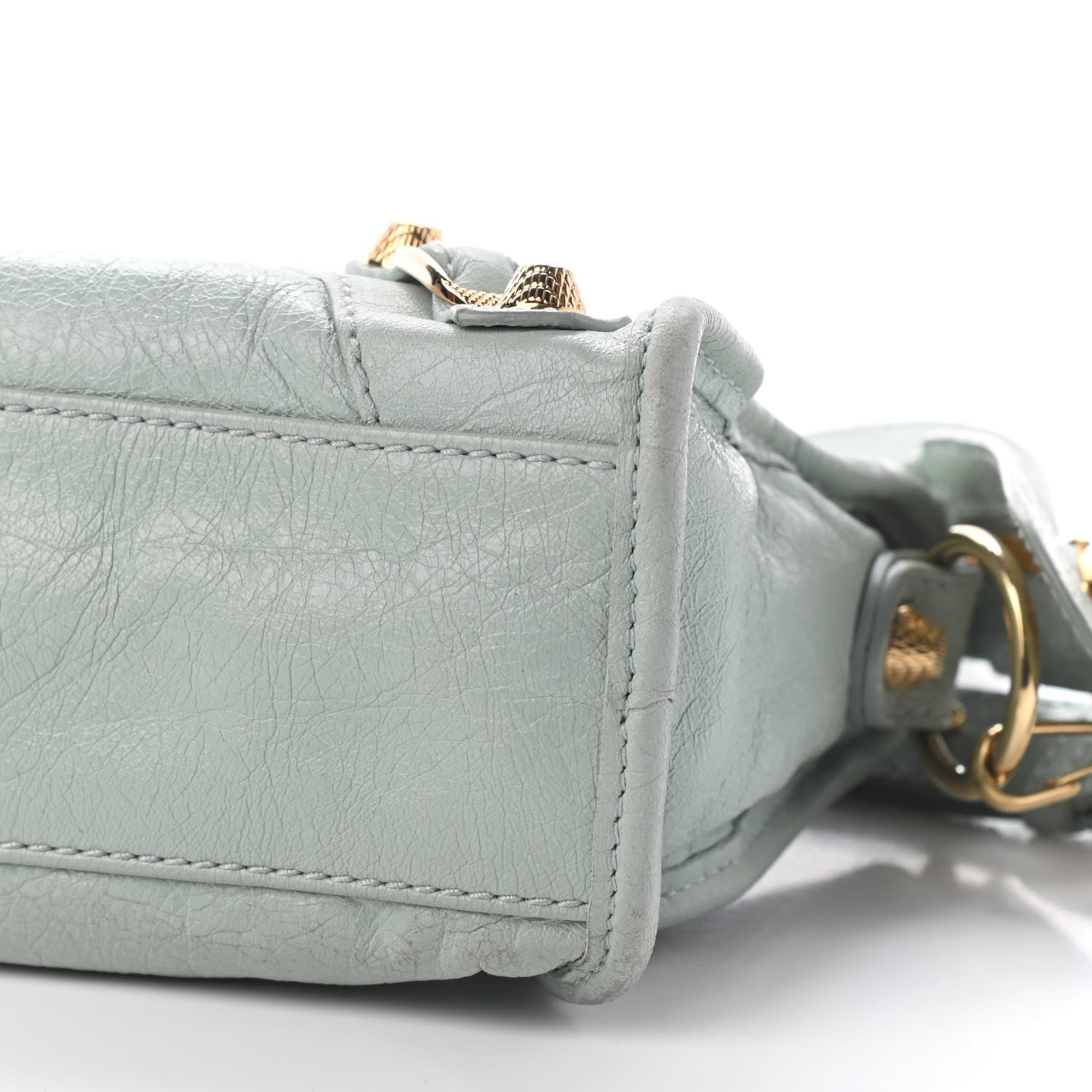 Balenciaga Agneau Giant 12 Gold Hardware Mini City Vert Jade 9 of 9