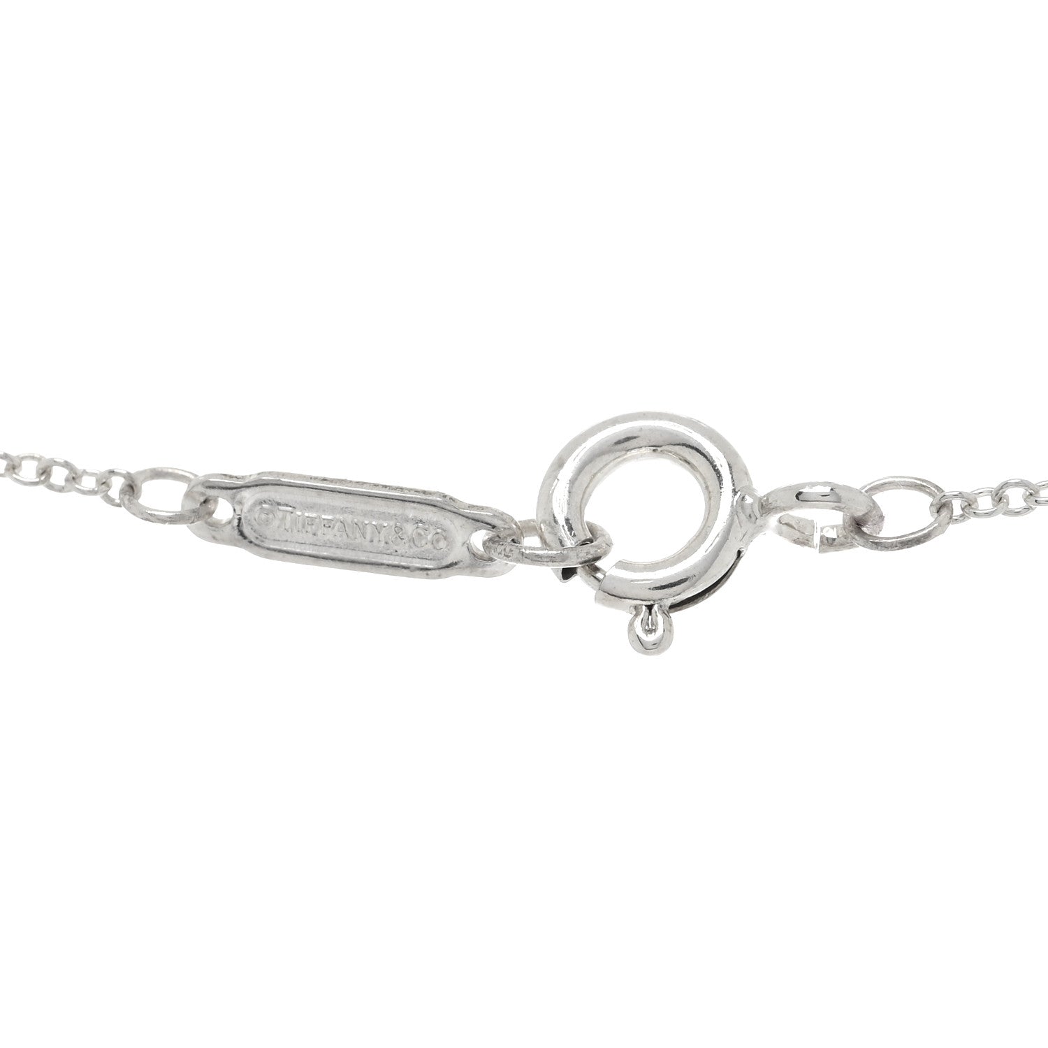 Tiffany Sterling Silver Twist Knot Pendant Necklace 4 of 4
