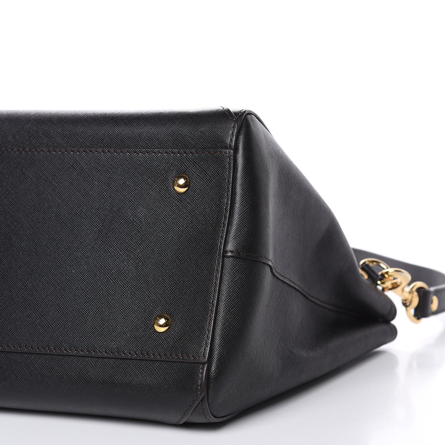 MCM Saffiano Nuovo Tote Black 9 of 14
