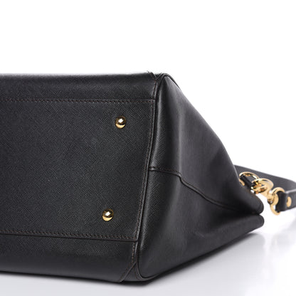 MCM Saffiano Nuovo Tote Black 9 of 14