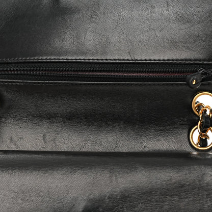 Chanel Lambskin Quilted Small Double Flap Black 15 of 16