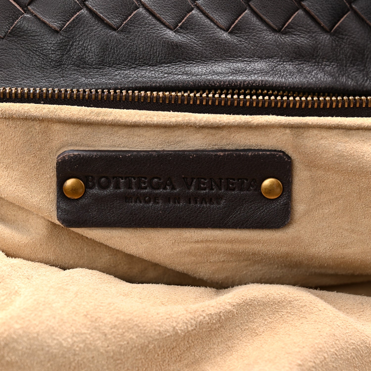 Bottega Veneta Nappa Intrecciato Large Capri Tote Ebano 6 of 10