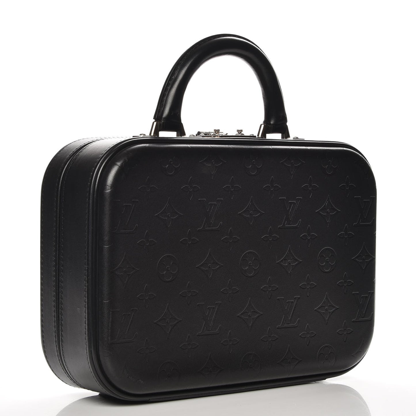 Monogram Glace Valisette PM Black