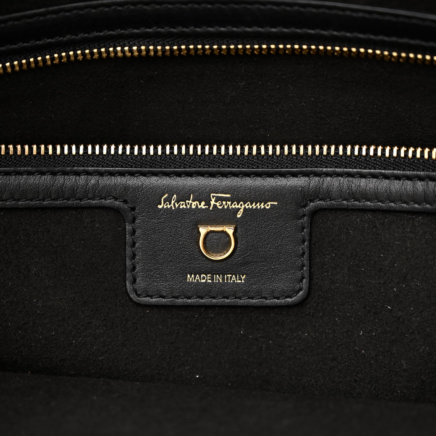 Calfskin Studio Tote Black