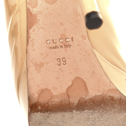 Gucci Patent Platform Pumps 39 Powder 7 of 9