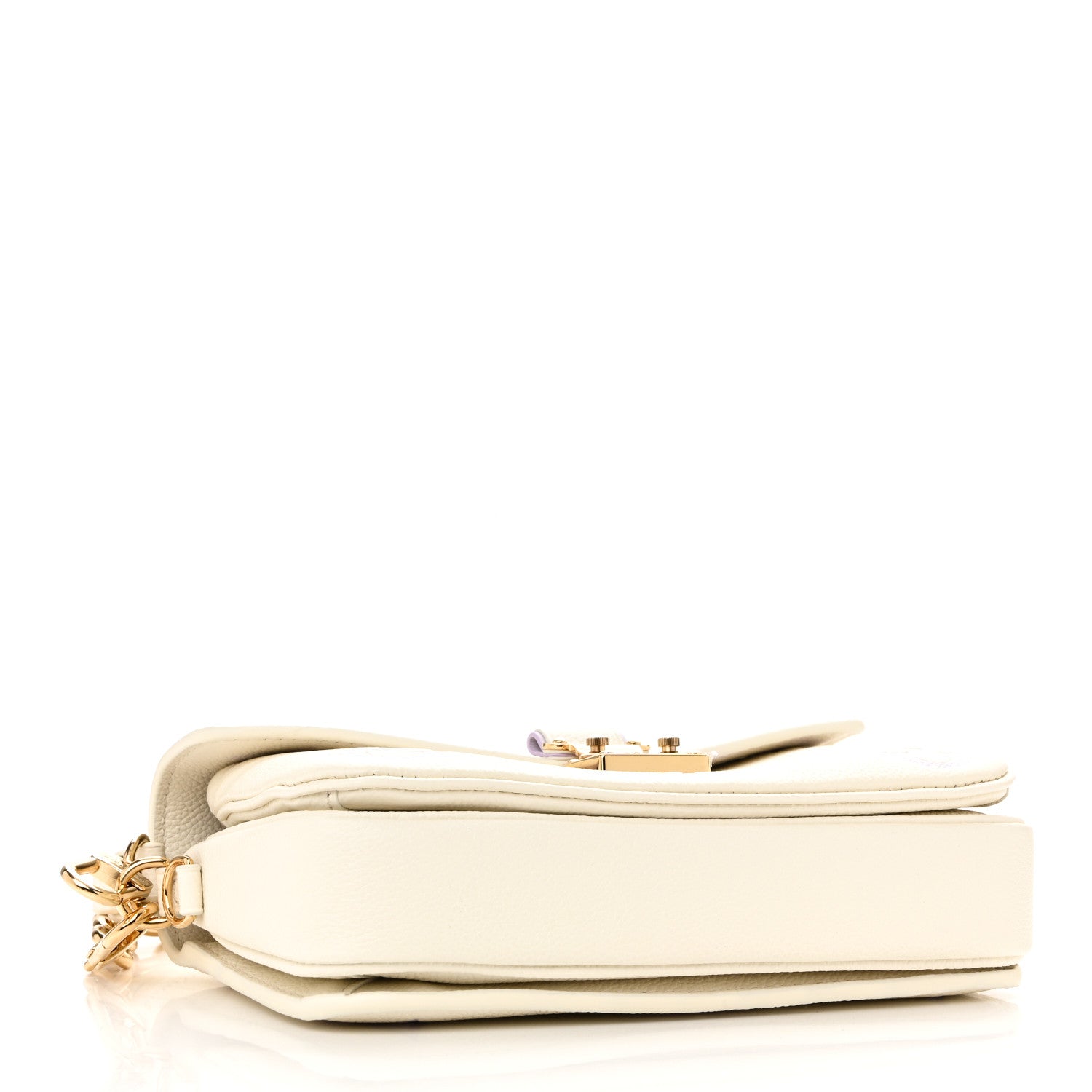 Louis Vuitton Empreinte Monogram Giant Pochette Metis East West Latte Bubble Tea 4 of 10