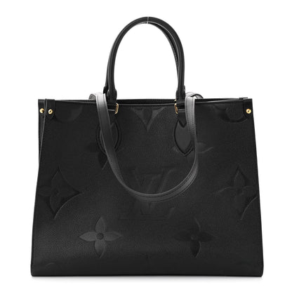 Louis Vuitton Empreinte Monogram Giant Onthego MM Black 1 of 9