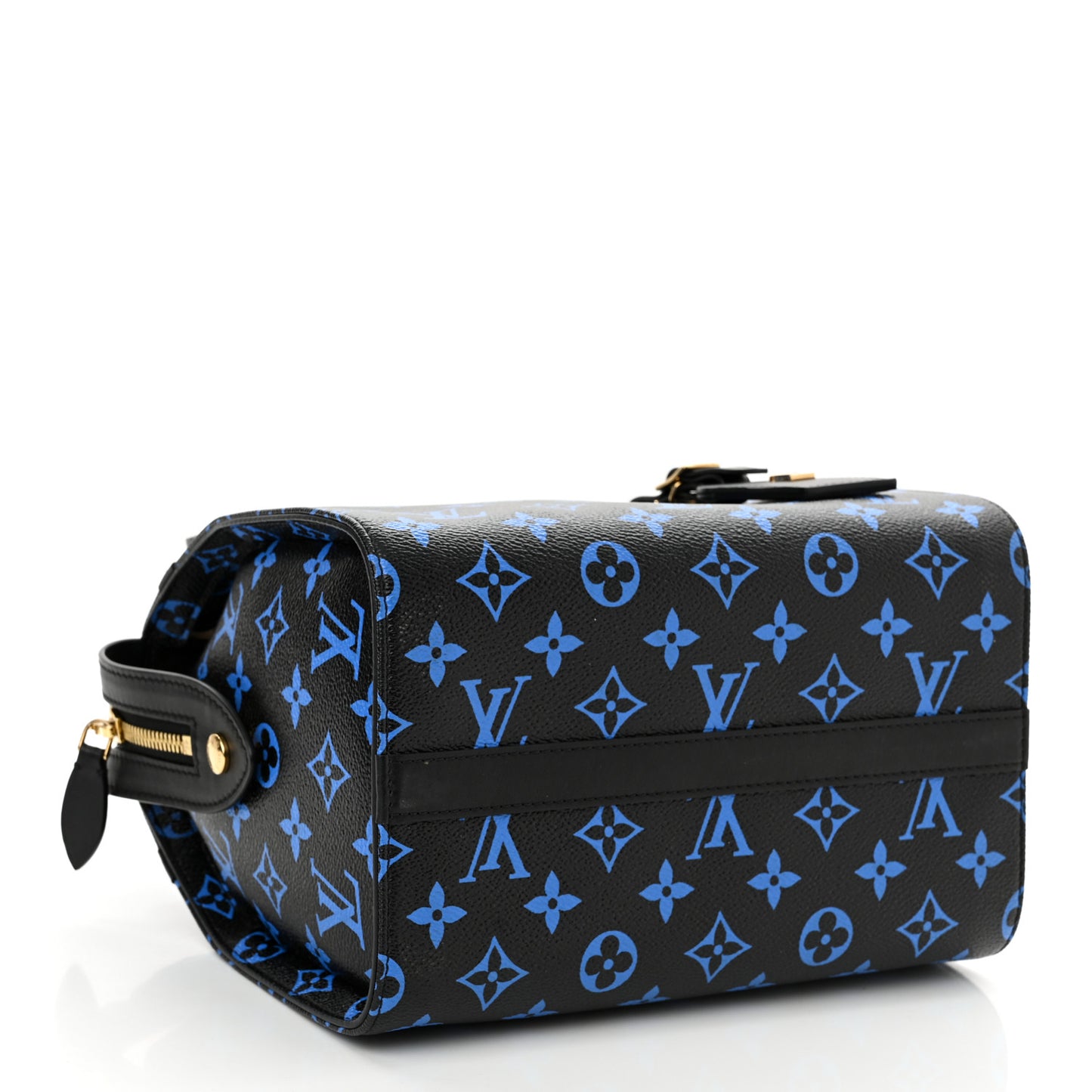 Colored Monogram Speedy Amazon PM Blue Black