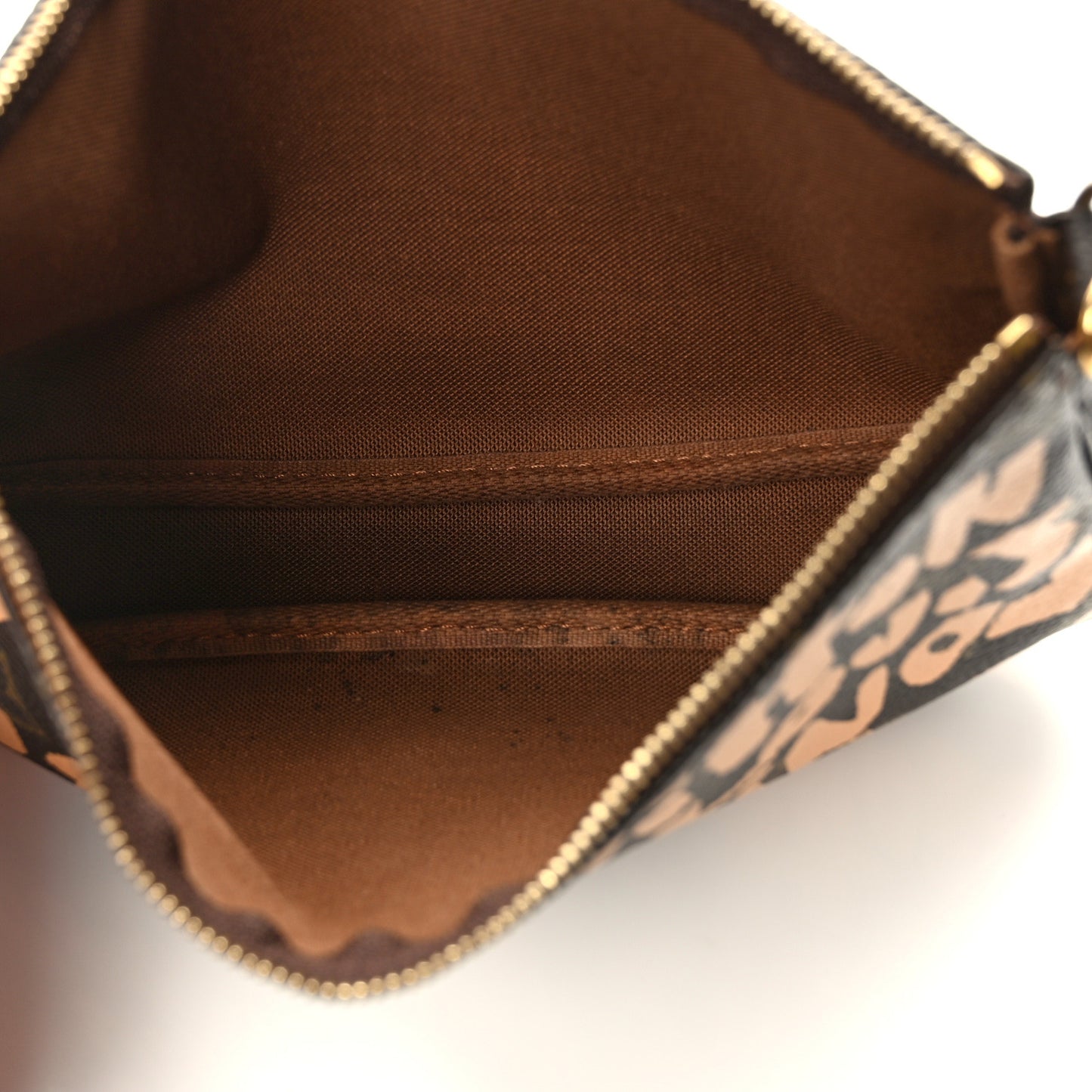 Monogram Graffiti Pochette Accessories Peach