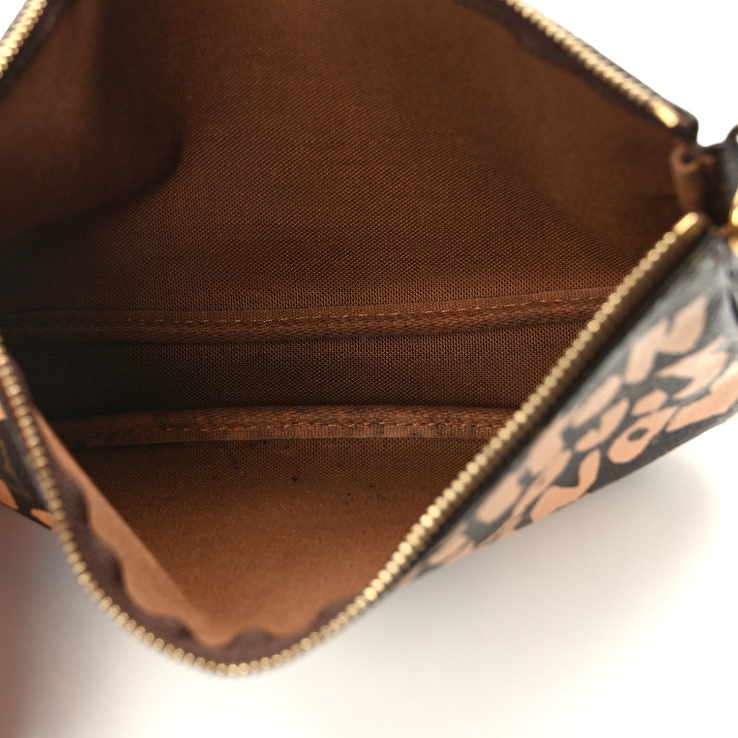Louis Vuitton Monogram Graffiti Pochette Accessories Peach 5 of 9