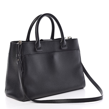 Chanel Grained Calfskin Small Neo Executive Shopper Tote Black 3 of 9