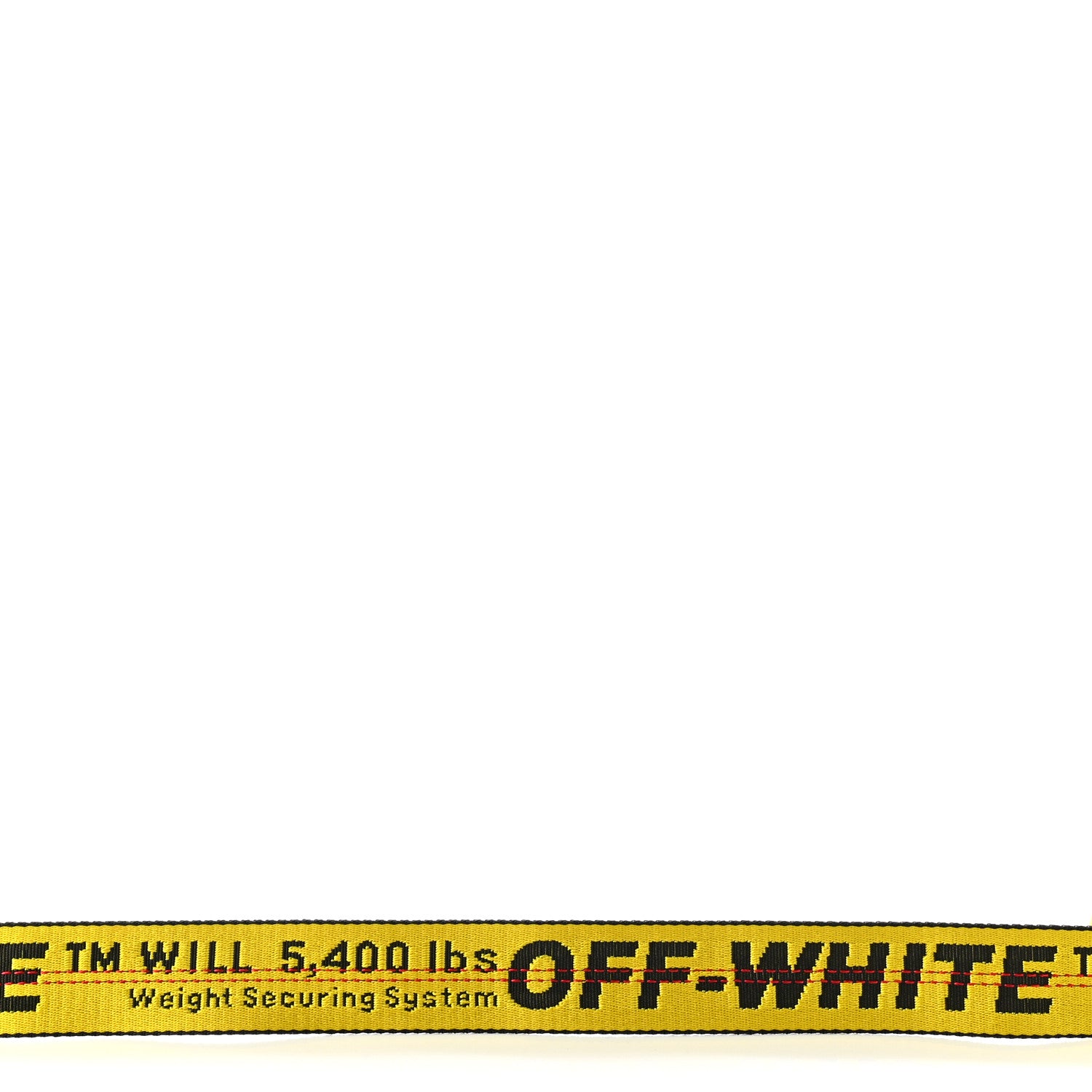 Off-White Industrial Shoulder Strap Yellow 3 of 3