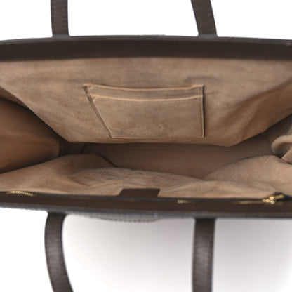 Gucci GG Supreme Monogram Web Ophidia Vertical Tote Brown 5 of 13