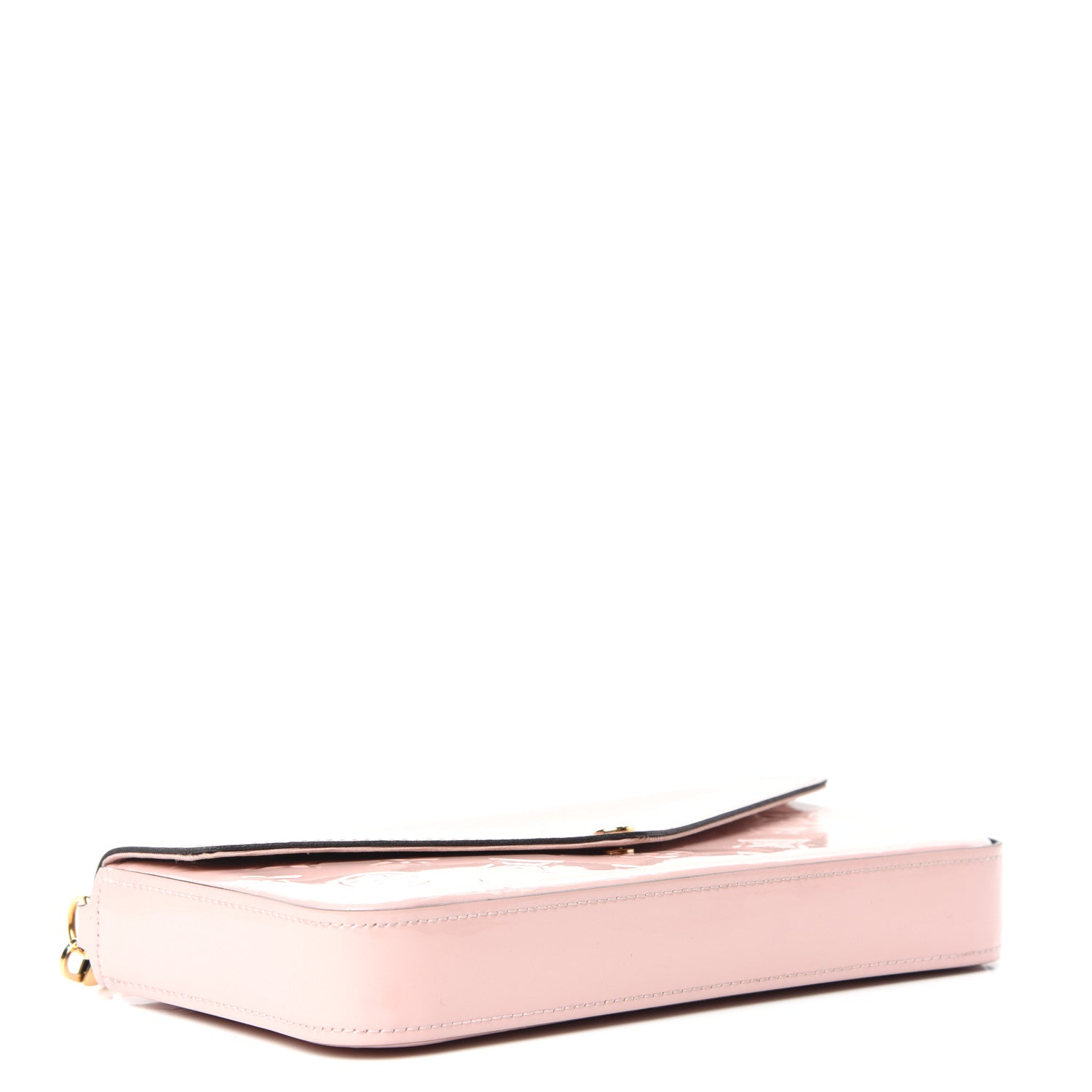 Louis Vuitton Vernis Felicie Chain Wallet Rose Ballerine 4 of 9