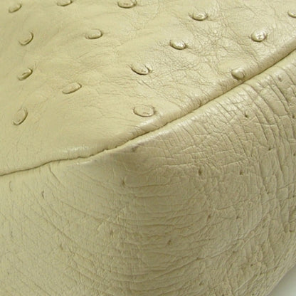 Gucci Ostrich Large Horsebit Chain Ivory 6 of 10