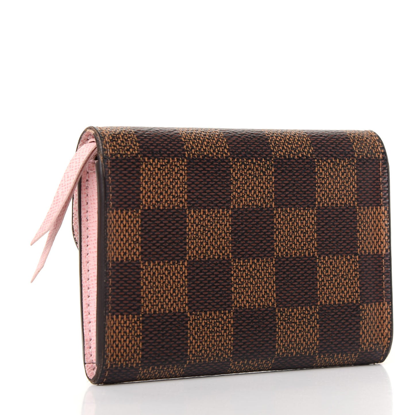 Damier Ebene Rosalie Coin Purse Rose Ballerine