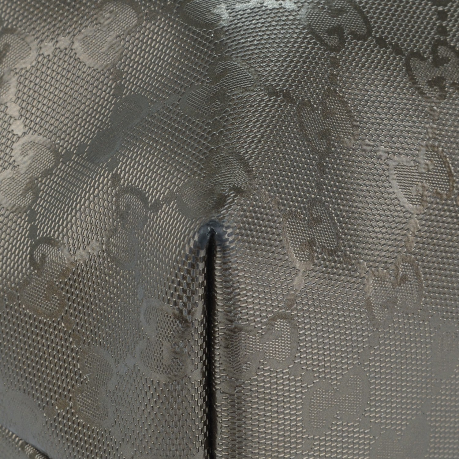 Gucci Imprime Monogram Medium Zippered Shopping Tote Pewter 12 of 13