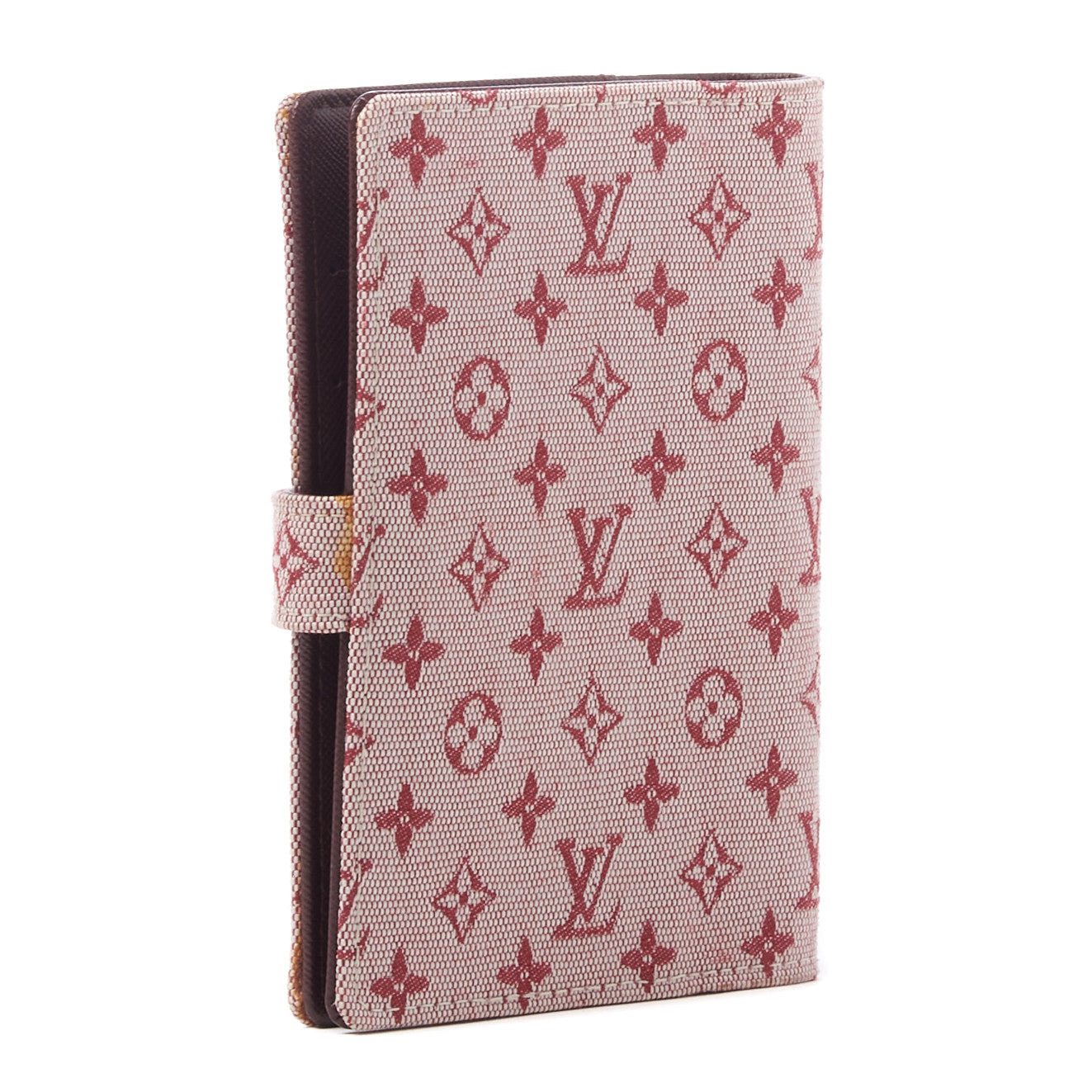 Mini Lin Small Ring Agenda Cover Cherry