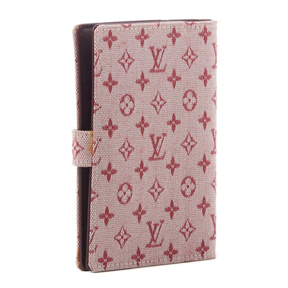Louis Vuitton Mini Lin Small Ring Agenda Cover Cherry 2 of 9