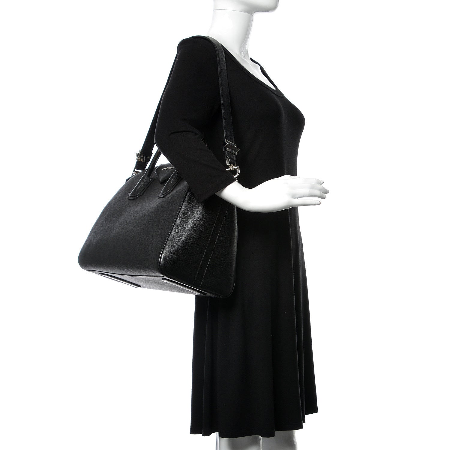 Givenchy Sugar Goatskin Medium Antigona Black 3 of 11