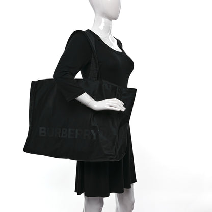 Burberry Nylon Logo Tote Black 2 of 8