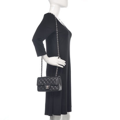 Chanel Caviar Quilted Mini Rectangular Flap Black 2 of 10