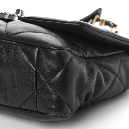 Chanel Goatskin Quilted Medium Chanel 19 Flap Black 8 of 10