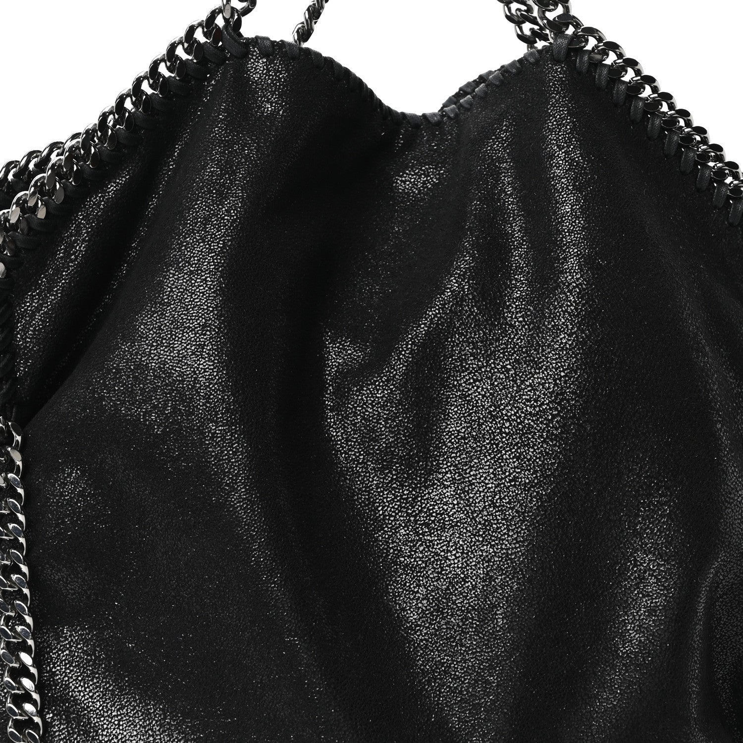 Stella McCartney Shaggy Deer Falabella Fold Over Tote  Black 8 of 10