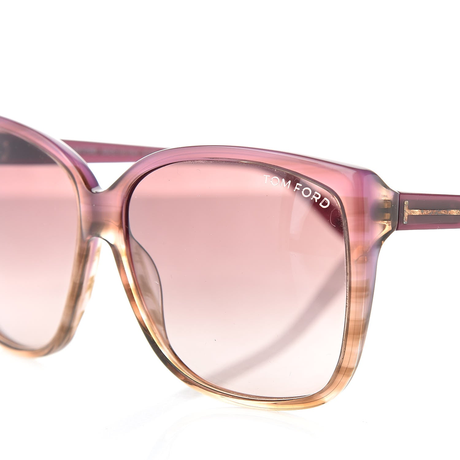 Tom Ford Lydia TF228 Sunglasses Purple Tortoise 7 of 8