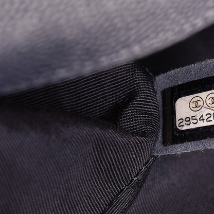 Chanel Caviar Quilted Medium Boy Flap Blue 17 of 19