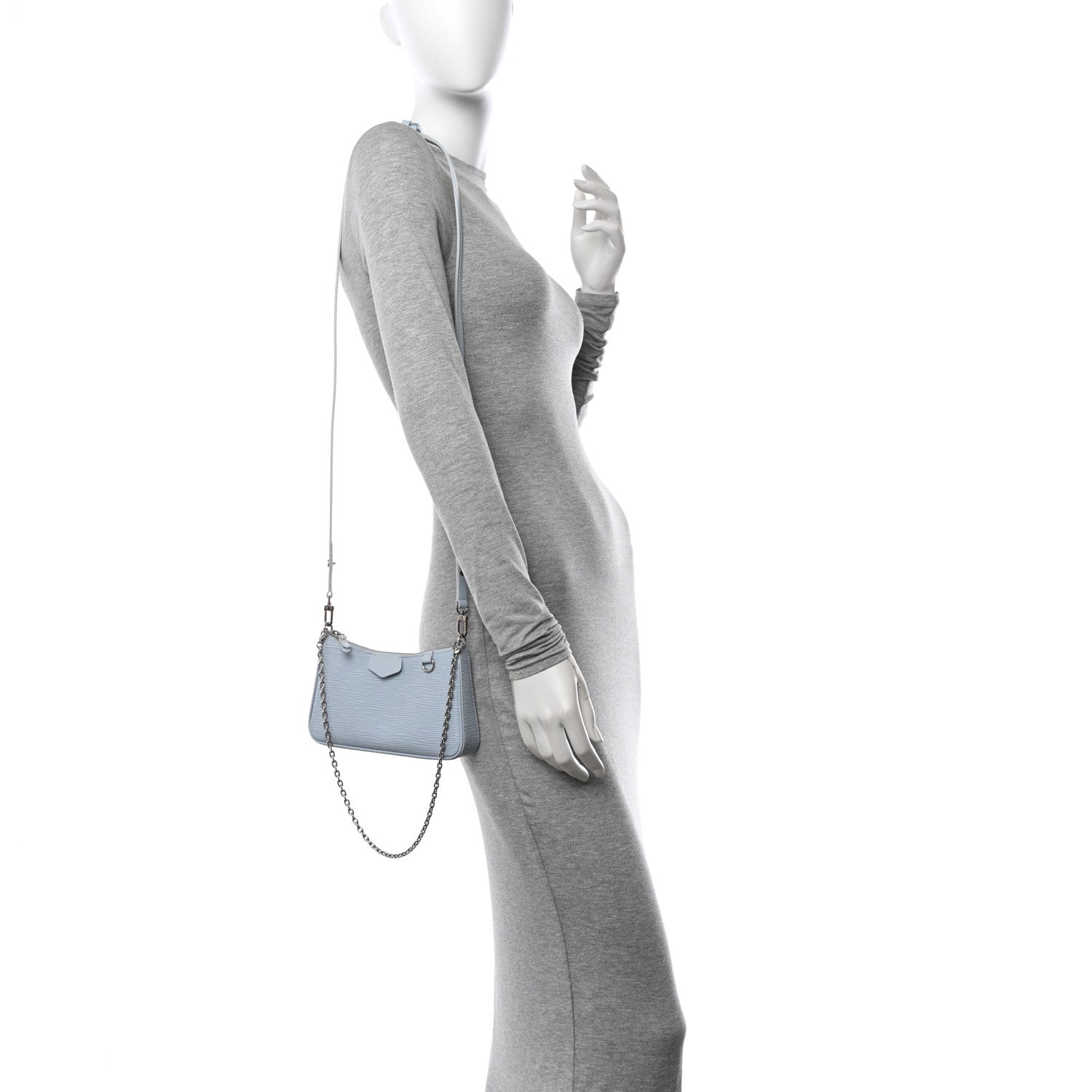 Louis Vuitton Epi Easy Pouch On Strap Celestial Blue 2 of 10