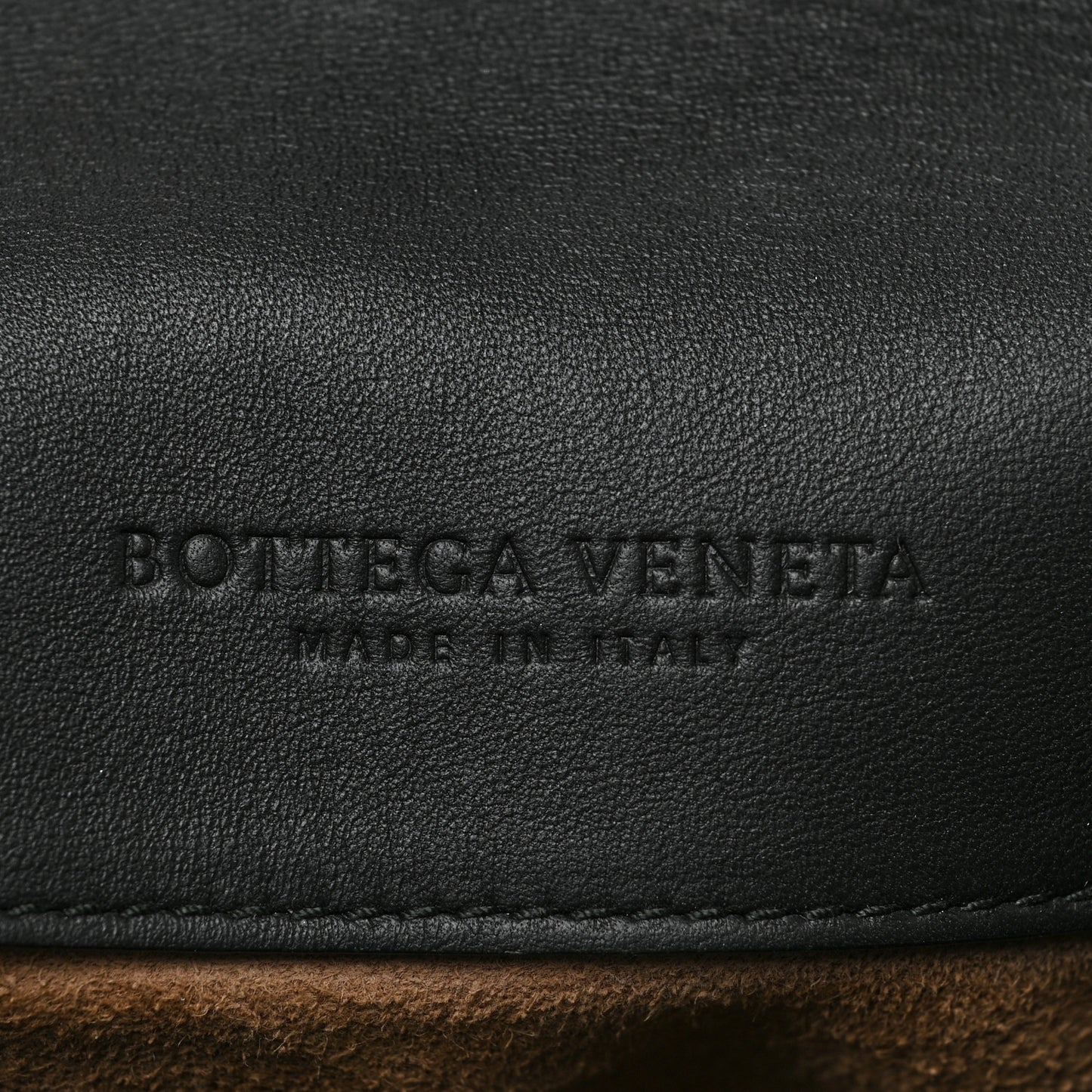 Nappa Intrecciato Small Nodini Flap Crossbody Black