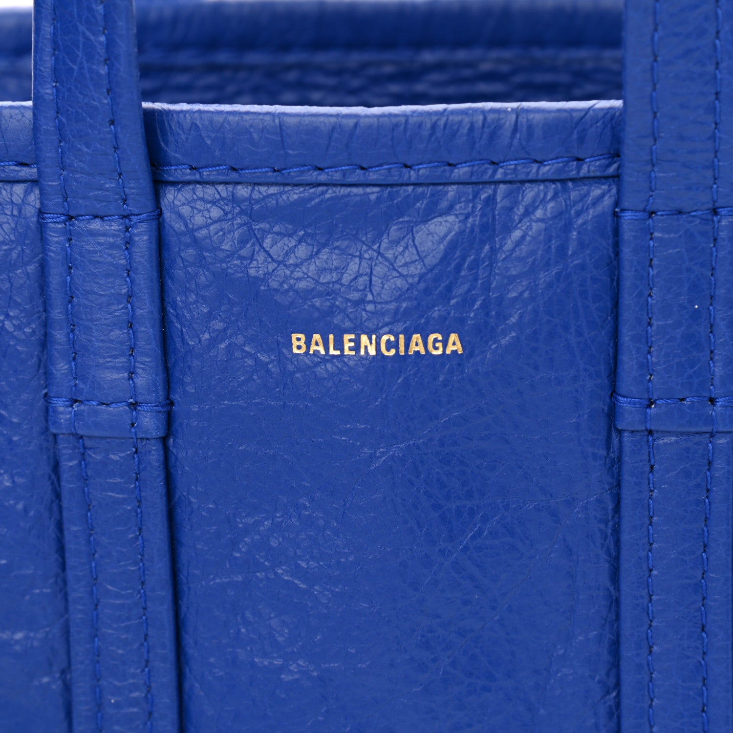 Balenciaga Agneau XXS Bazar Shopper Tote Electric Bleu 6 of 10